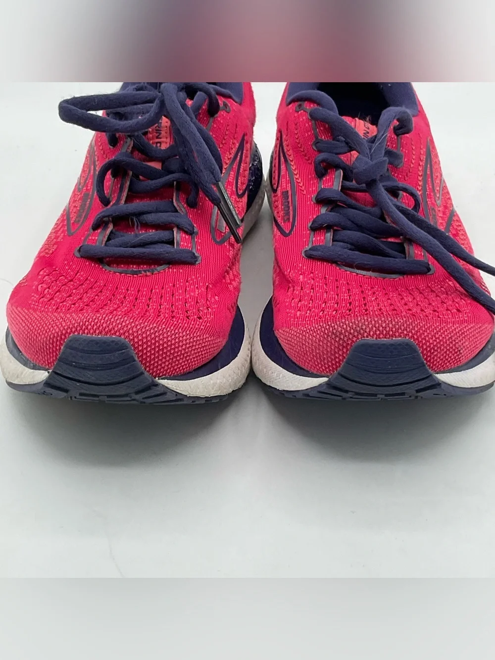 Brooks Glycerin GTS 20 Women’s Size 9 B Running Shoes Pink Navy Support